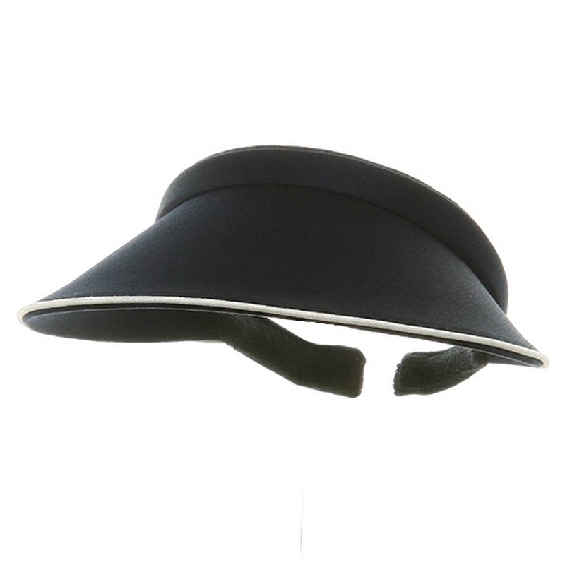 Mega Cap Piping Clip On Visor-Navy - Image 1
